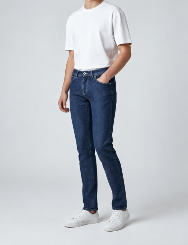 Jeans Uomo Slim Fit Denim...