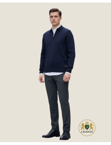 Maglia Polo con cerniera...