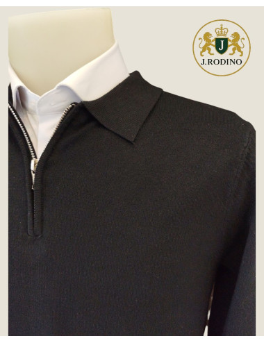 Maglia Polo con cerniera...
