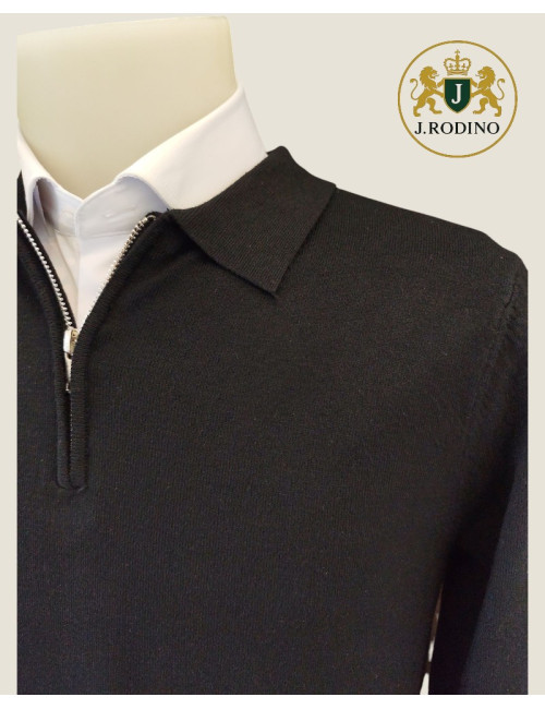 Maglia Polo con cerniera...