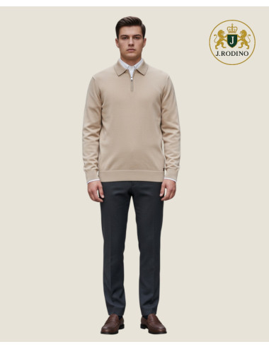 Maglia Polo con cerniera...
