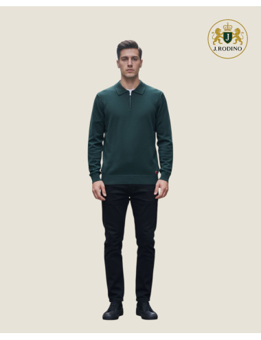 Maglia Polo con cerniera...