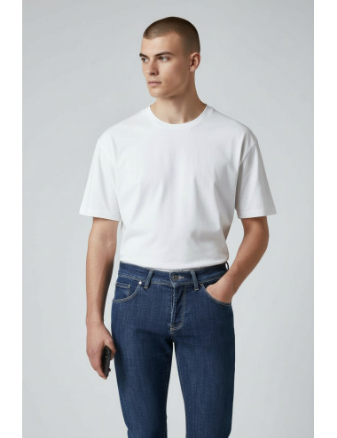 Jeans Uomo Slim Fit Denim...